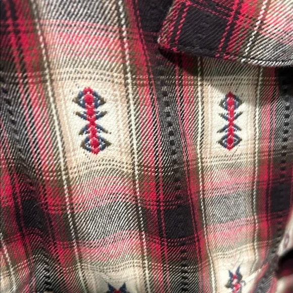 Mossimo Supply Co. Red and Black Plaid Shirt - Picture 3 of 3